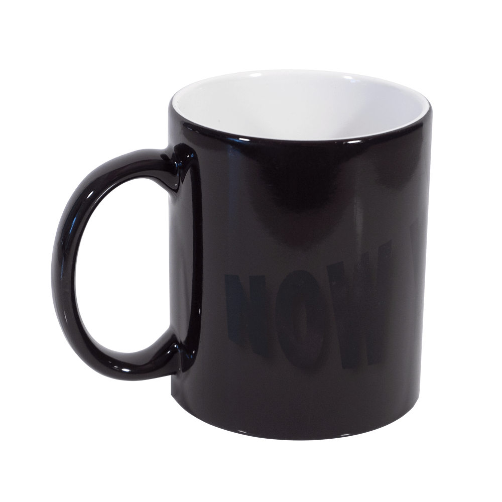 Heat Press Nation ORCA Premium 11 oz. Black Color Changing Sublimation Ceramic Mug