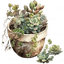Succulent Assortment Design
