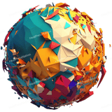 Colorful Orb Sphere Design - HeatPressNation