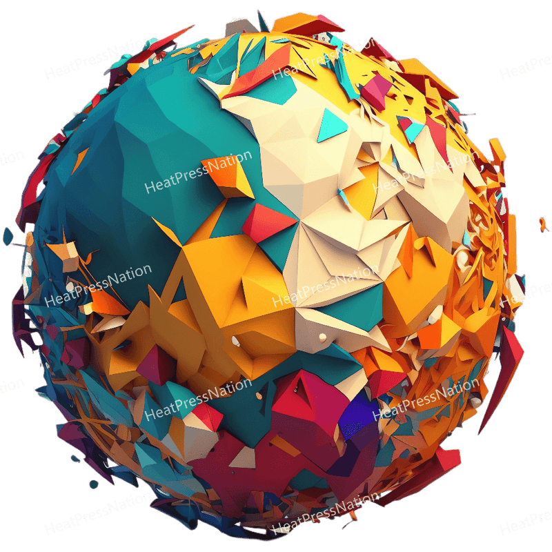 Colorful Orb Sphere Design