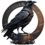 Glowing raven Design