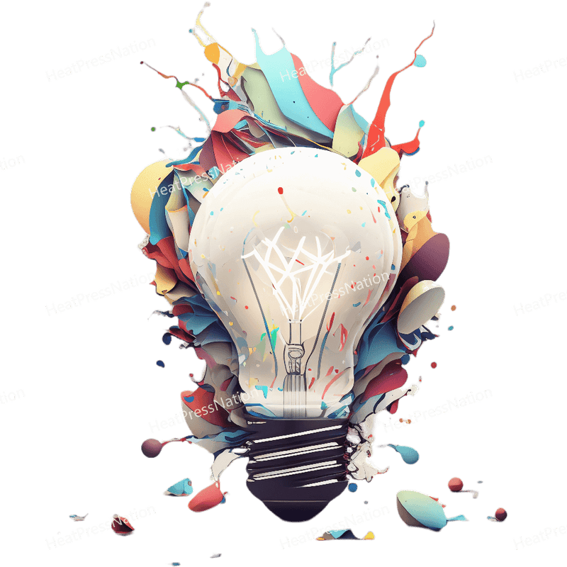 Colorful Lightbulb Design