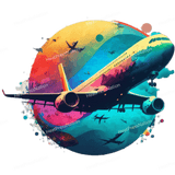 Neon Plane Design - HeatPressNation