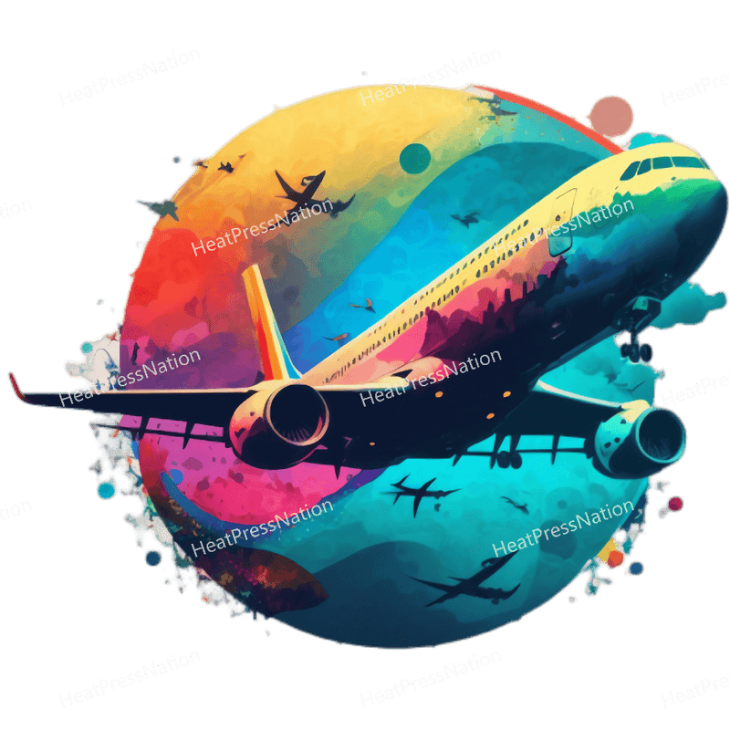 Neon Plane Design