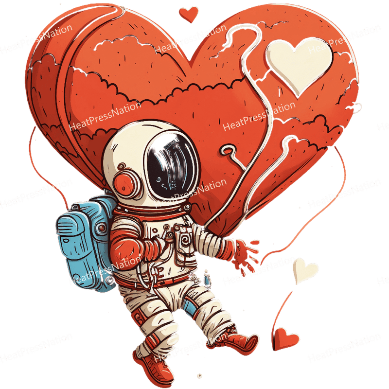 Astronaut Love Design