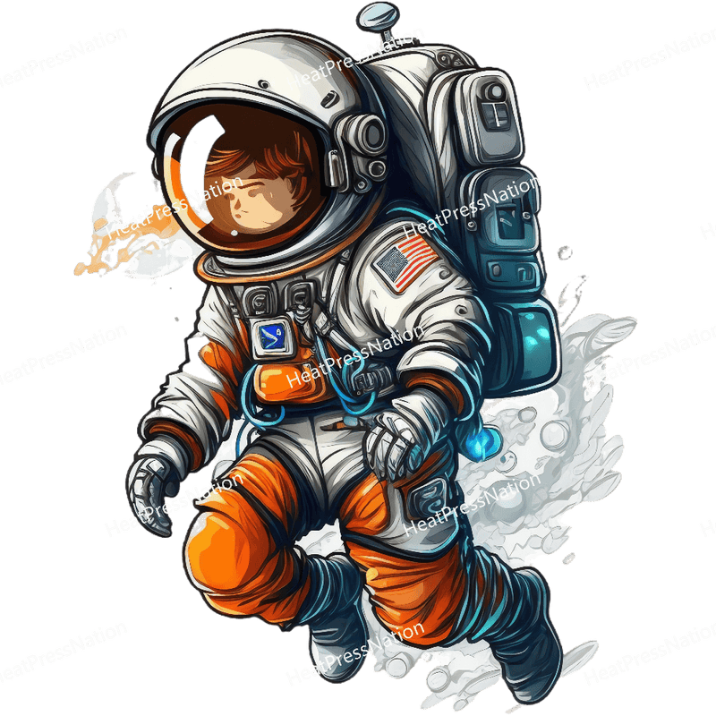 Astronaut Floating Space Design