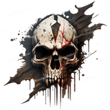 Skull Grunge Design - HeatPressNation
