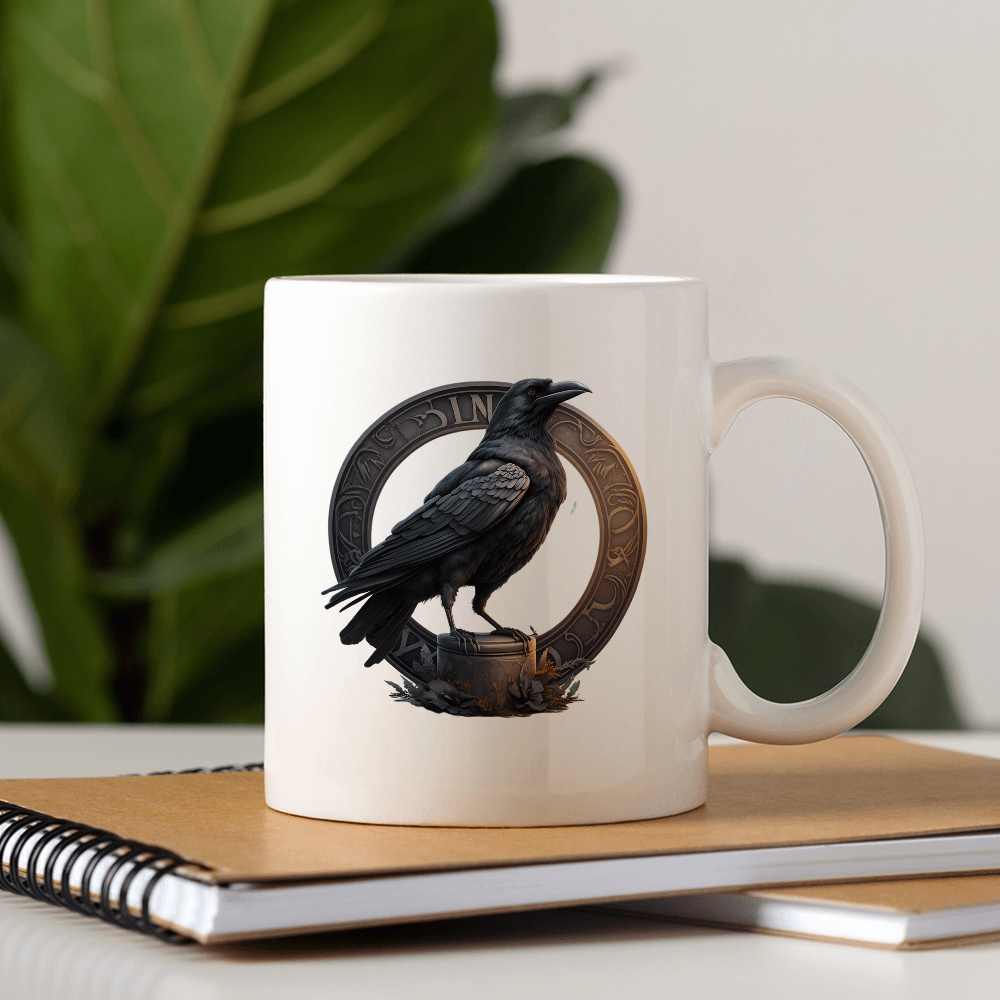 Glowing raven Design - HeatPressNation