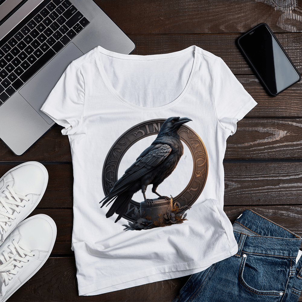 Glowing raven Design - HeatPressNation