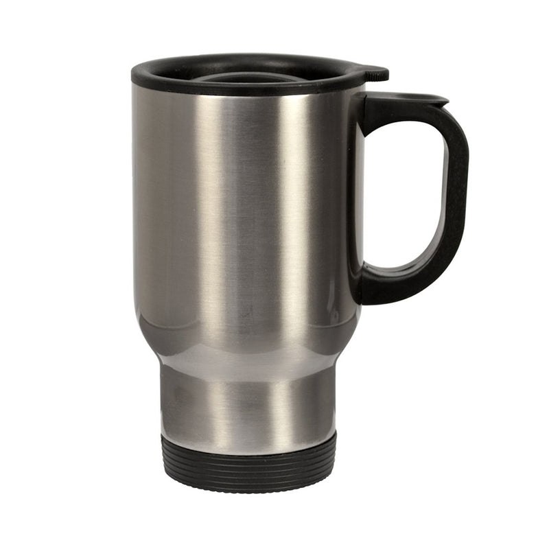 16 oz Stainless Steel Thermal Travel Mug- White – Blank Sublimation Mugs