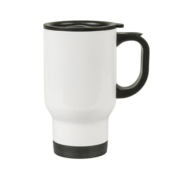 Heat Press Nation Sublicraft 14 oz. White Sublimation Stainless Steel Travel Mug for 24 Per Case