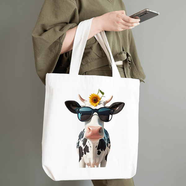 Cow with Dark Glasses Design – HeatPressNation