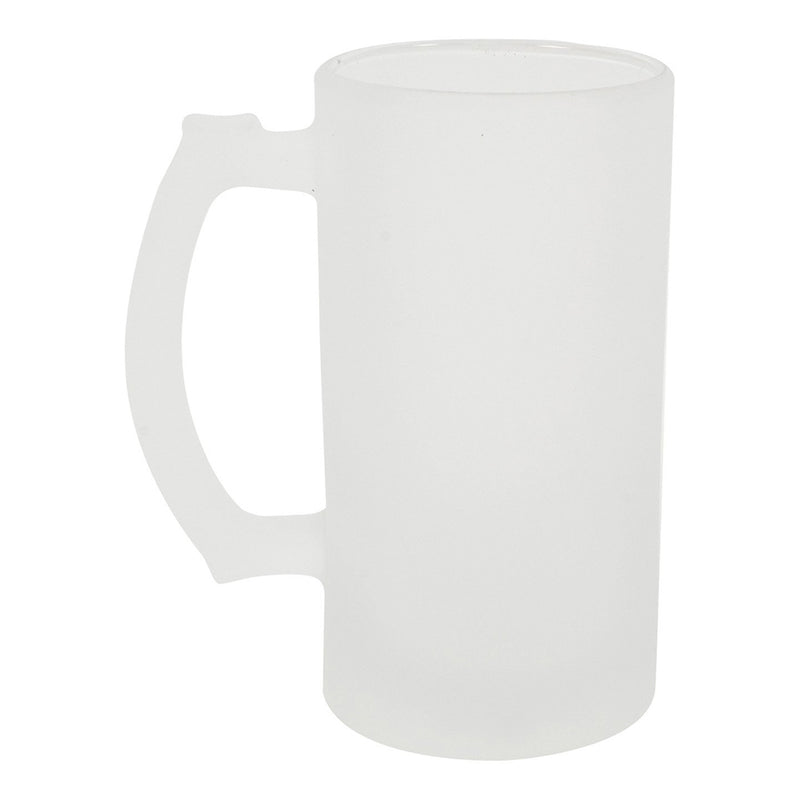16 oz. Frosted Glass Stein For Sublimation - 24 Per Case