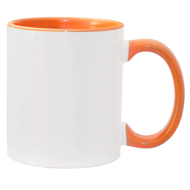 HPN ORCA Premium 11 oz. Inner + Handle Sublimation Ceramic Mug - 36 per Case