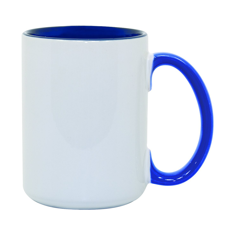 HPN ORCA Premium 15 oz. Inner + Handle Sublimation Ceramic Mug - 36 per Case