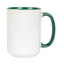 HPN ORCA Premium 15 oz. Inner + Handle Sublimation Ceramic Mug - 36 per Case