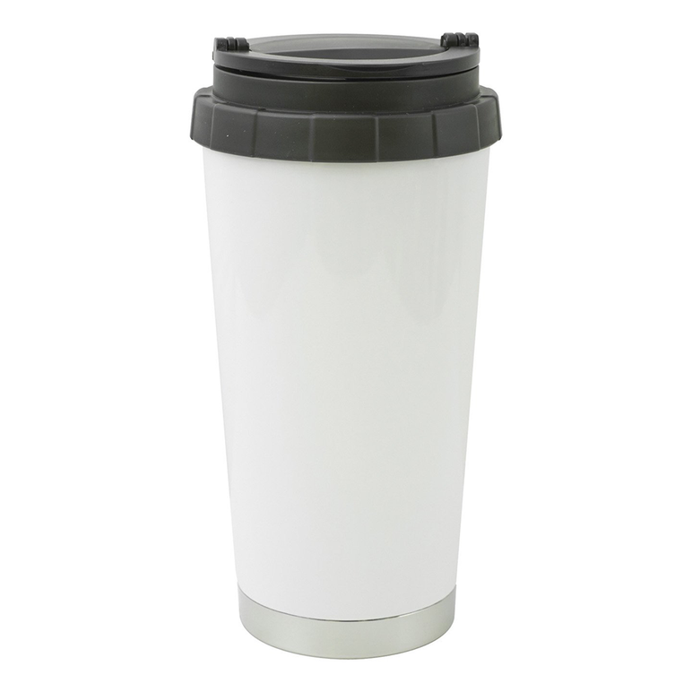 Craft Express 4 Pack of 12 oz White Stainless Steel Sublimation Coffee Cups