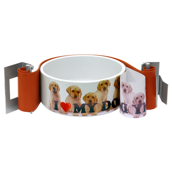 HIX 3" Straight Wall Sublimation Oven Dog Bowl Wrap