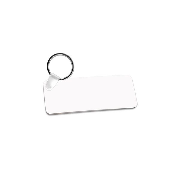 Unisub 1.25" x 3" Rectangle Sublimation Aluminum Keychain