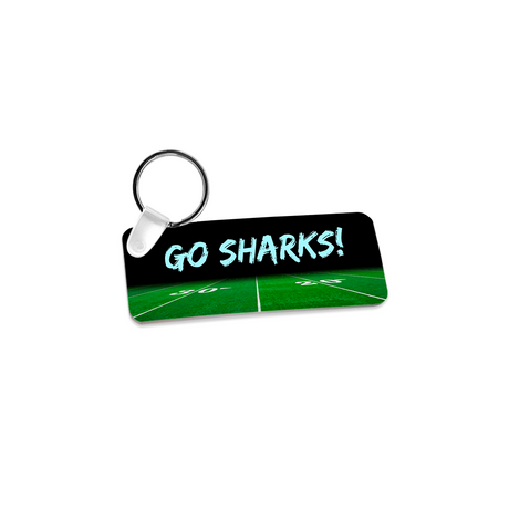 Unisub 1.25" x 3" Rectangle Sublimation Aluminum Keychain