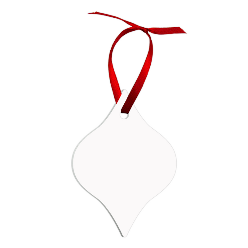 Unisub 2.75" x 4" Tapered Sublimation Aluminum Ornament