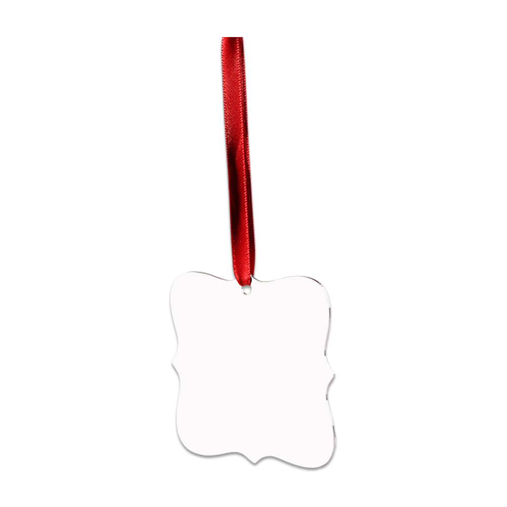 Unisub 2.95" x 2.95" Prague Sublimation Aluminum Ornament