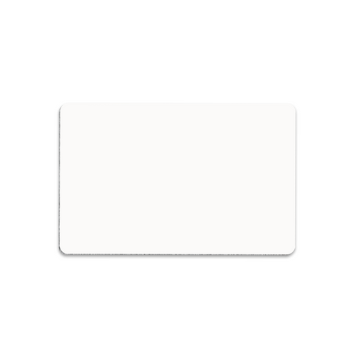 Unisub 2.125" x 3.375" Sublimation Aluminum Name Badge - Gloss White