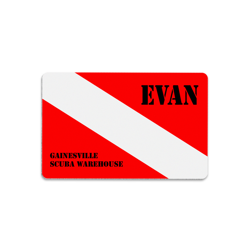 Unisub 2.125" x 3.375" Sublimation Aluminum Name Badge