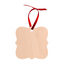 Unisub 2.95" x 2.95" Prague Sublimation Maple Ornament