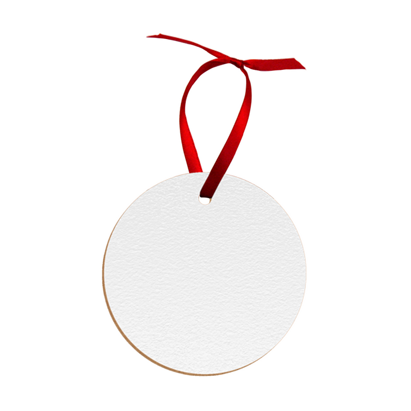 Unisub 2.75 Round Sublimation Textured Hardboard Ornament