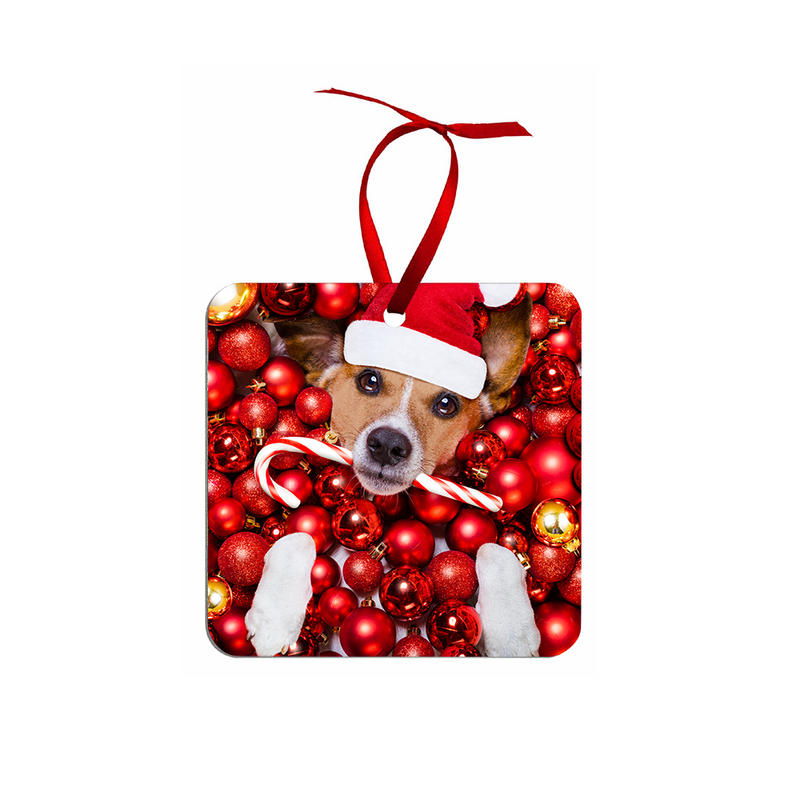 Unisub 3.9" x 3.9" Jumbo Square Sublimation Aluminum Ornament