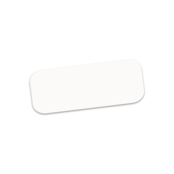 16 Pcs Sublimation Badge Reel Blanks Magnetic Name Tag Labels