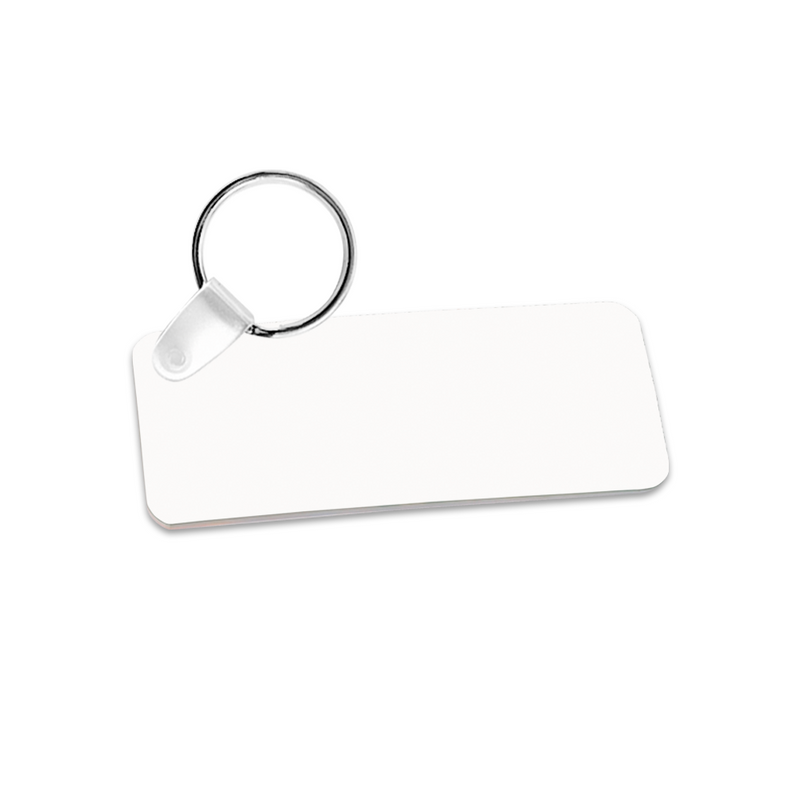 UNISUB 5521 Sublimation Keychain blanks Round 2.5 Two Sided - Gloss White  Plastic (case of 50) - Sublimax