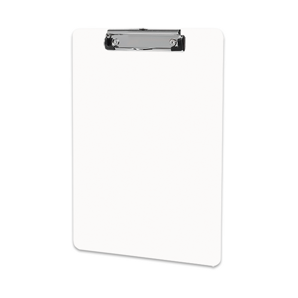 Unisub 9" x 15.5" Sublimation MDF Hardboard Clipboard with Flat Clip