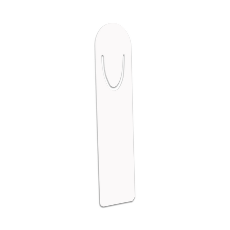 White Acrylic Blank Teacher Sublimated Bookmark (WC1592)