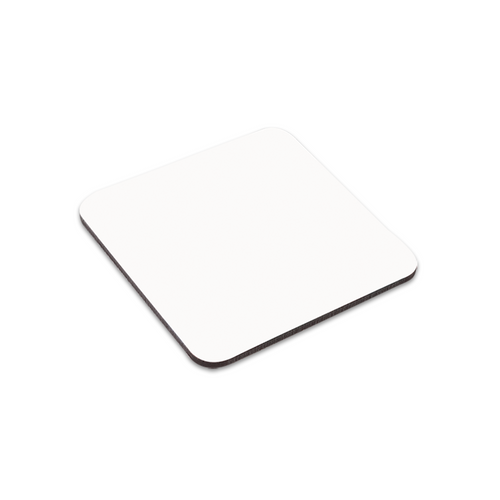 Unisub 3.75 Square Sublimation Hardboard Coaster with Cork Back