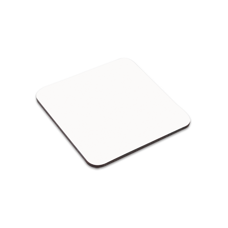 Unisub 3.75" Square Sublimation MDF Coaster with Cork Back