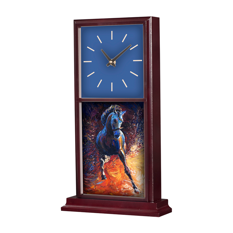 Unisub Vertical Sublimation Wood/Hardboard Mantle Clock Kit - 2 Pack