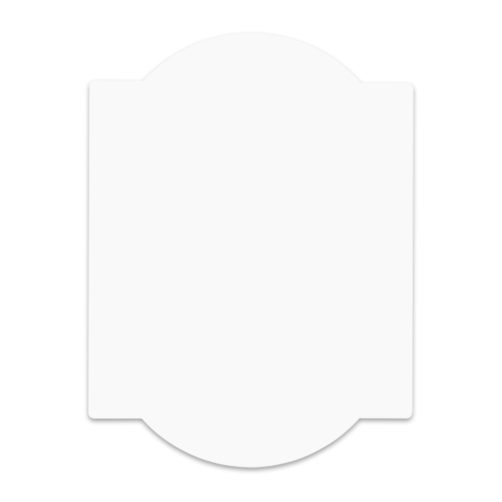 Unisub 11.5" x 15.4" Traditional Sublimation Hardboard Sign