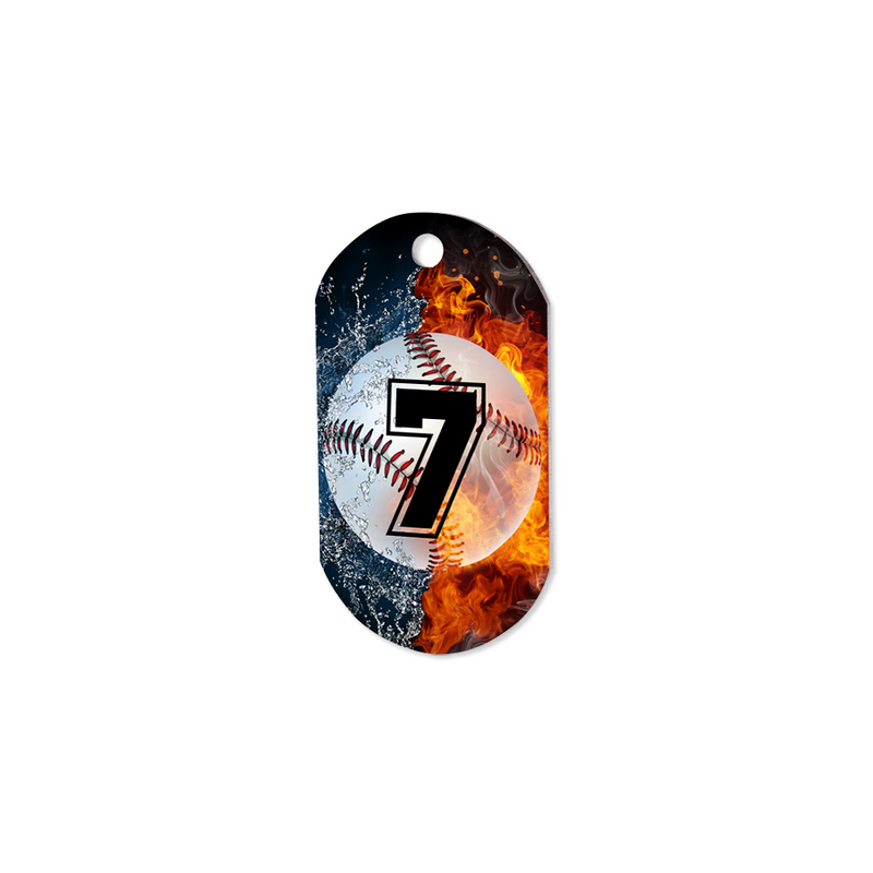 Unisub 1.15" x 2" Double Sided Sublimation Aluminum ID Tag