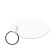 Unisub 1.375 x 2.5" Oval Sublimation Aluminum Keychain - HeatPressNation