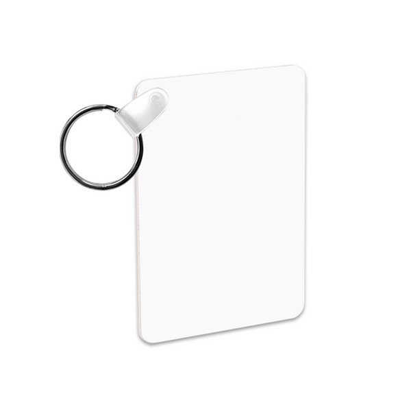 Unisub 1.6" x 2.25" Rectangle Sublimation Aluminum Keychain