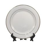 HPN SubliCraft 8" Sublimation Ceramic Plate with Gold Trim - 36 per Case - HeatPressNation