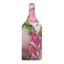 HPN SubliCraft 4.5" x 12.5" Wine Bottle Shaped Sublimation Glass Cutting Board - 48 per Case