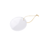 HPN SubliCraft 3" Round Sublimation Glass Ornament - 25 Per Case