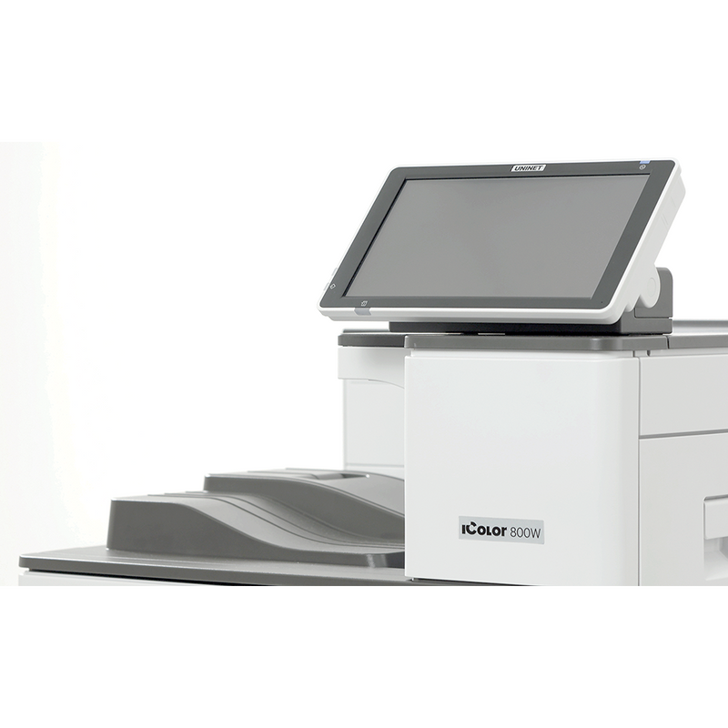 Uninet IColor 800W Pro White Toner DTF Printer with IColor ProRIP, SmartCUT Software, and Rolling Cart Storage