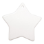 HPN SubliCraft 3" Star Sublimation Ceramic Ornament with Hole