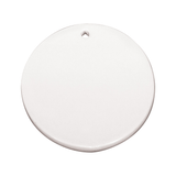HPN SubliCraft 2.5" Round Sublimation Ornament with Hanger Hole - 100 per Case - HeatPressNation