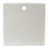 HPN SubliCraft 3" Square Sublimation Ceramic Ornament with Hole - 100 per Case