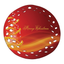 HPN SubliCraft 3" Sublimation Oval Doily Ceramic Ornament with Leaf Trim - 100 per Case